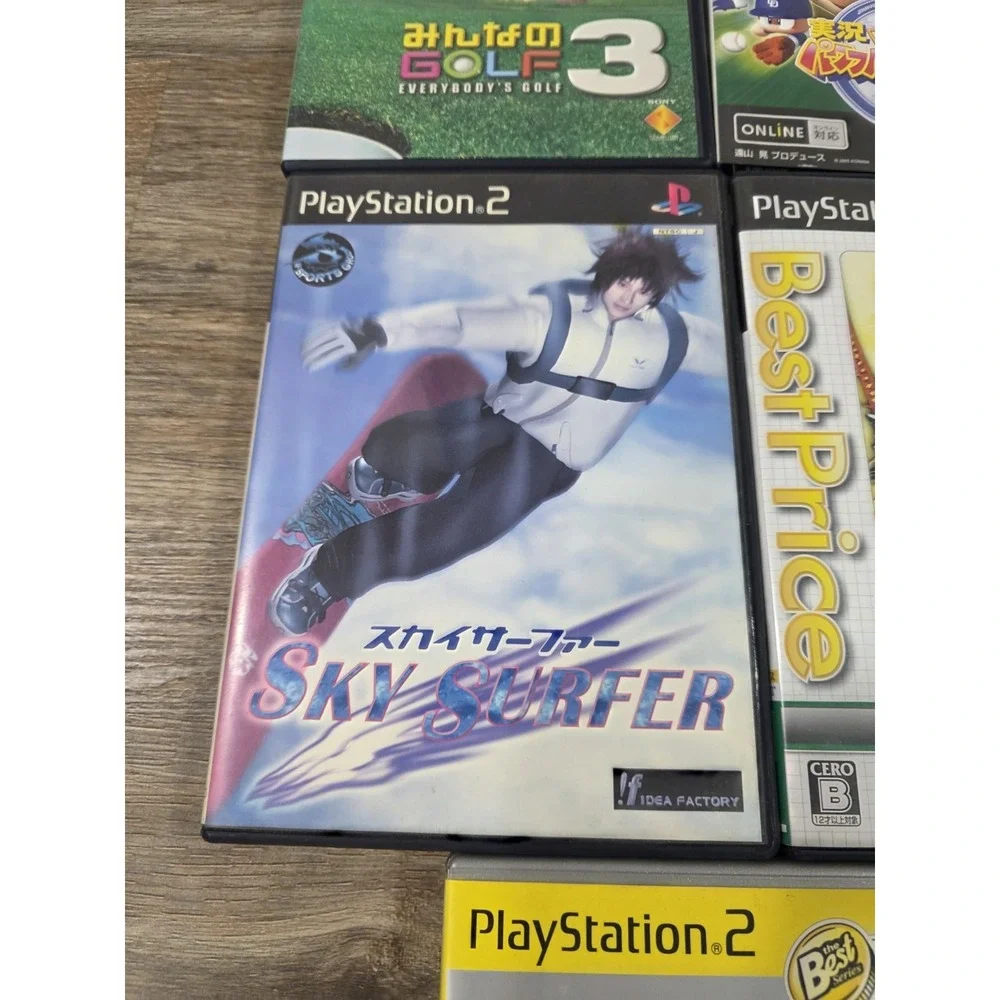 Lot Of 8 Sony PlayStation 2 Dragon Ball Z 3, Final Fantasy XII, PS2 Japan NTSC-J